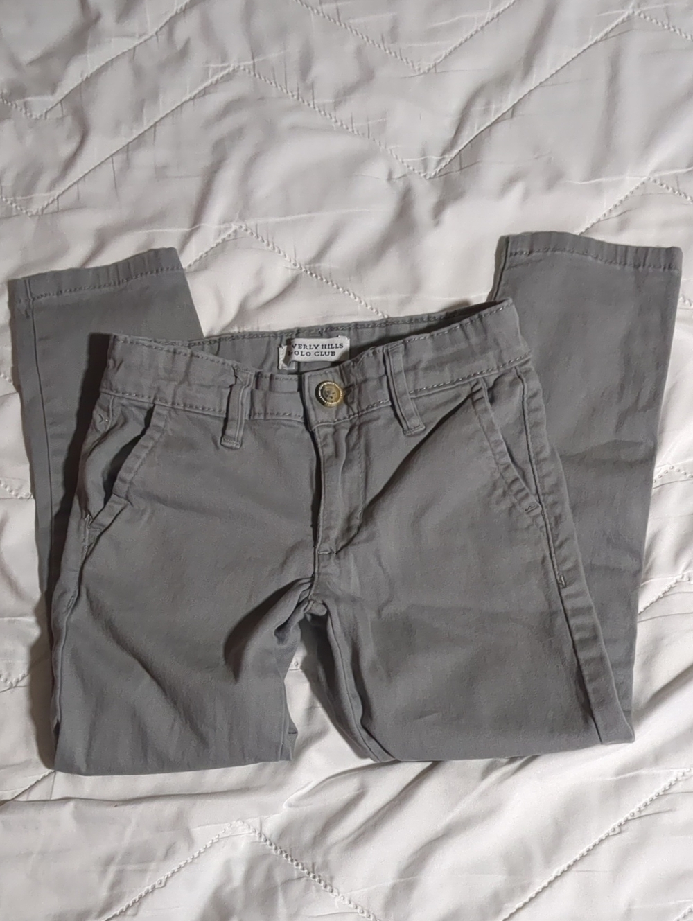 Beverly Hills Polo Club Boy's Gray Casual Pants